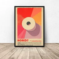 Obrazy i zdjęcia na płótnie - Kolorowy plakat do łazienki Papier toaletowy - miniaturka - grafika 1