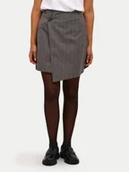 Spódnice - Kaffe Spódnica mini Dori 10508980 Szary Regular Fit - miniaturka - grafika 1