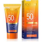 Kremy do twarzy - Eveline Sun SPF50 ochronny krem do twarzy 50ml - miniaturka - grafika 1