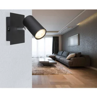 Globo Lighting Regulowana LAMPA ścienna ROBBY 57910-1B metalowy kinkiet czarny 57910-1B - Lampy ścienne - miniaturka - grafika 2