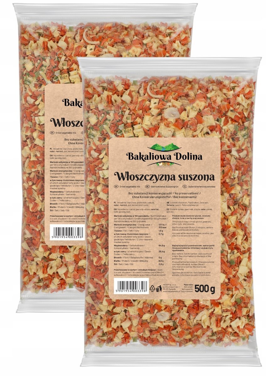 TGE Włoszczyzna kostka 2,5 kg