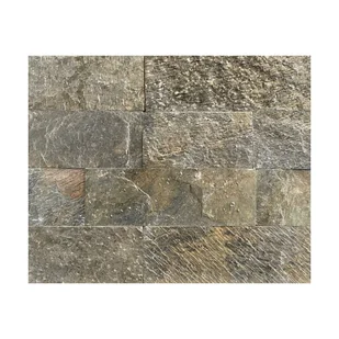 Kamień naturalny elewacyjny łupek Green Pearl Knap - Płytki klinkierowe - miniaturka - grafika 1