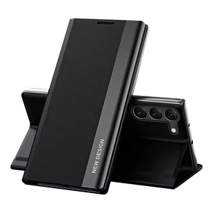 Hurtel Sleep Case Pro etui do Samsung Galaxy S23+ z klapką podstawka czarne - Etui i futerały do telefonów - miniaturka - grafika 1