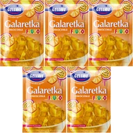 Galaretki - Gellwe Galaretka o smaku Frugo pomarańczowa 72 g x 5 sztuk - miniaturka - grafika 1