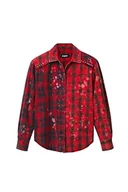 Koszulki i topy damskie - Desigual Damska koszulka z długim rękawem, czerwony, S - miniaturka - grafika 1