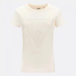 Damski t-shirt z nadrukiem GUESS ADELE SS CN TEE - Koszulki i topy damskie - miniaturka - grafika 1