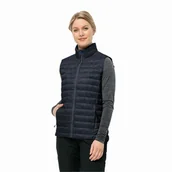 Kamizelki damskie - Damska kamizelka puchowa Jack Wolfskin PILVI DOWN VEST W night blue - S - miniaturka - grafika 1