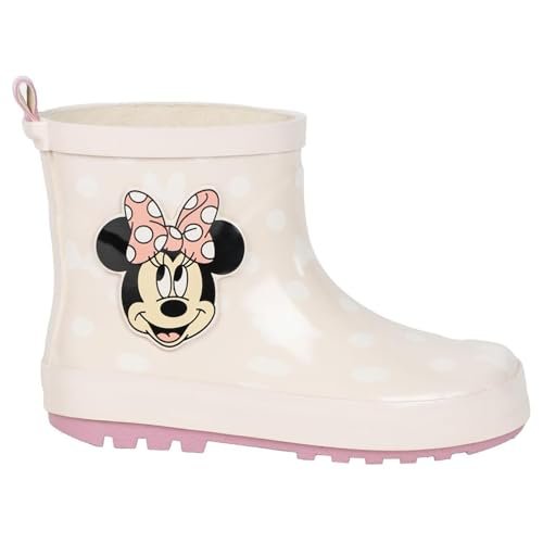 CERDÁ LIFE'S LITTLE MOMENTS Unisex dziecięce kalosze przeciwdeszczowe Minnie, Różowy kolor, 31 EU
