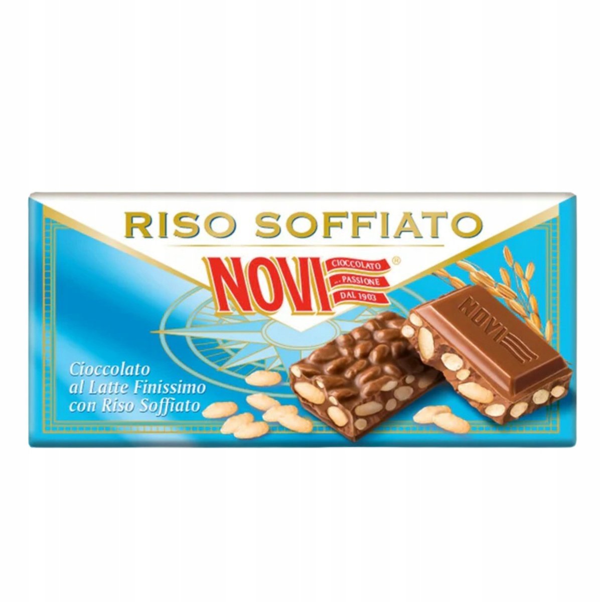 Czekolada Riso soffiato 80g - Novi