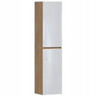 Comad MONAKO OAK WHITE 800 Słupek wysoki 40cm MONAKO OAK WHITE 800 - Szafki łazienkowe - miniaturka - grafika 1