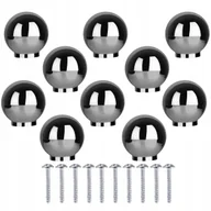 Meble modułowe i akcesoria - 10szt Uchwyt meblowy K1 Gałka Kulka Chrom połysk - miniaturka - grafika 1