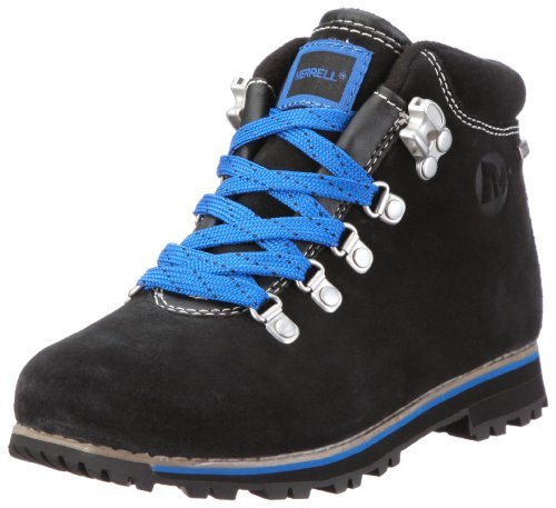 Merrell WILDERNESS ORIGINS WaterPROOF KIDS J82079 Unisex - dziecięce kozaki, czarny - czarny Black - 30 EU