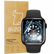 Akcesoria do smartwatchy - Bizon Folia hydrożelowa na ekran Glass Hydrogel, Apple Watch 7 41mm, 2 sztuki BGHS2AW7/41 - miniaturka - grafika 1