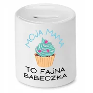 Skarbonki - SKARBONKA DLA MAMY MATKI TO FAJNA BABECZKA z Nadrukiem ze Zdjęciem - miniaturka - grafika 1