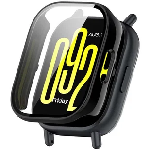Etui + Szkło 2W1 do Xiaomi Redmi Watch 5 Lite czarny - Akcesoria do smartwatchy - miniaturka - grafika 1