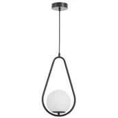 Lampy sufitowe - NOWOCZESNA LAMPA WISZĄCA CZARNA VERO 1C - miniaturka - grafika 1