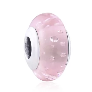Zawieszka SREBRO 925 Charms koralik do PANDORA Murano Różowa - Wisiorki - miniaturka - grafika 1