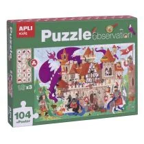 Apli Kids Puzzle obserwacyjne Kids - Zamek 104 el.5+ - Puzzle - miniaturka - grafika 1