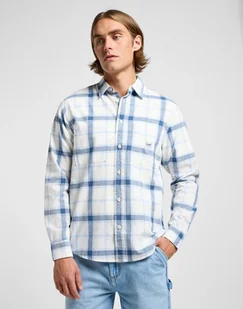 LEE WORKWEAR SHIRT 2_0 BLUE 112364150 XL - Koszule męskie - miniaturka - grafika 1