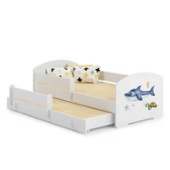 Łóżka dla dzieci i młodzieży - Łóżko podwójne LUK 160x80 Rekin - miniaturka - grafika 1