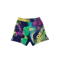 Spodnie sportowe męskie - Spodenki do MMA męskie Manto Neon Abstract - miniaturka - grafika 1