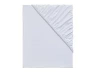 Prześcieradła - Emma Prześcieradło z dżerseju z gumką, 90-100 x 200 cm (Biały) - miniaturka - grafika 1