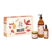 Mydła - Zestaw Cztery Szpaki Miłość, mydło w płynie, 500 ml + olejek do masażu, 100 ml + świeca do masażu, 120 g - miniaturka - grafika 1