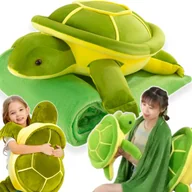 Maskotki i pluszaki - Maskotka Żółwik z kocem 60cm - miniaturka - grafika 1