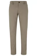 Spodenki męskie - BOSS Męskie spodnie T Rogan2 Slim Fit z mieszanki bawełny organicznej, Jasny/pastelowy zielony 334, 58 - miniaturka - grafika 1