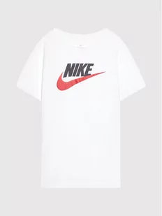 Nike T-Shirt Sportswear AR5252 Biały Standard Fit - Koszulki dla chłopców - miniaturka - grafika 1