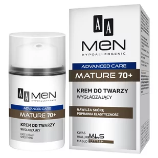 Oceanic AA MEN ADVANCED CARE MATURE 70+ Krem do twarzy wygładzający 50 ml - Kosmetyki do pielęgnacji twarzy męskie - miniaturka - grafika 1