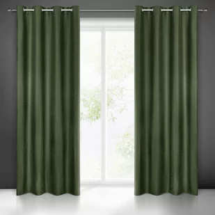 Zasłona Style 140x250 Ciemnozielona Eurofirany - Zasłony - miniaturka - grafika 1