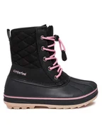 Buty dla chłopców - Kimberfeel Śniegowce Jibber Czarny - miniaturka - grafika 1