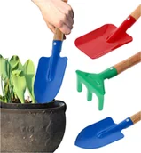 Grabie i motyki - Szpadelki Ogrodowe Kolorowe 3szt - miniaturka - grafika 1