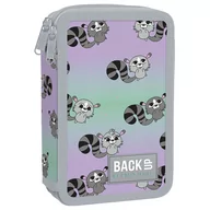 Piórniki - Derform Piórnik 2-komorowy z wyposażeniem BackUp 5 DW03 lemury - miniaturka - grafika 1