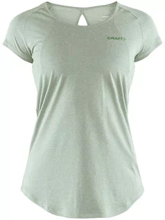 Koszulki sportowe damskie - Craft Koszulka sportowa "Eaze" w kolorze zielonym - grafika 1