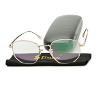 Okulary korekcyjne, oprawki, szkła - Minusy -4.50 dioptrie Okulary korekcyjne dla krótkowidzów z antyrefleksem ST316B - miniaturka - grafika 1