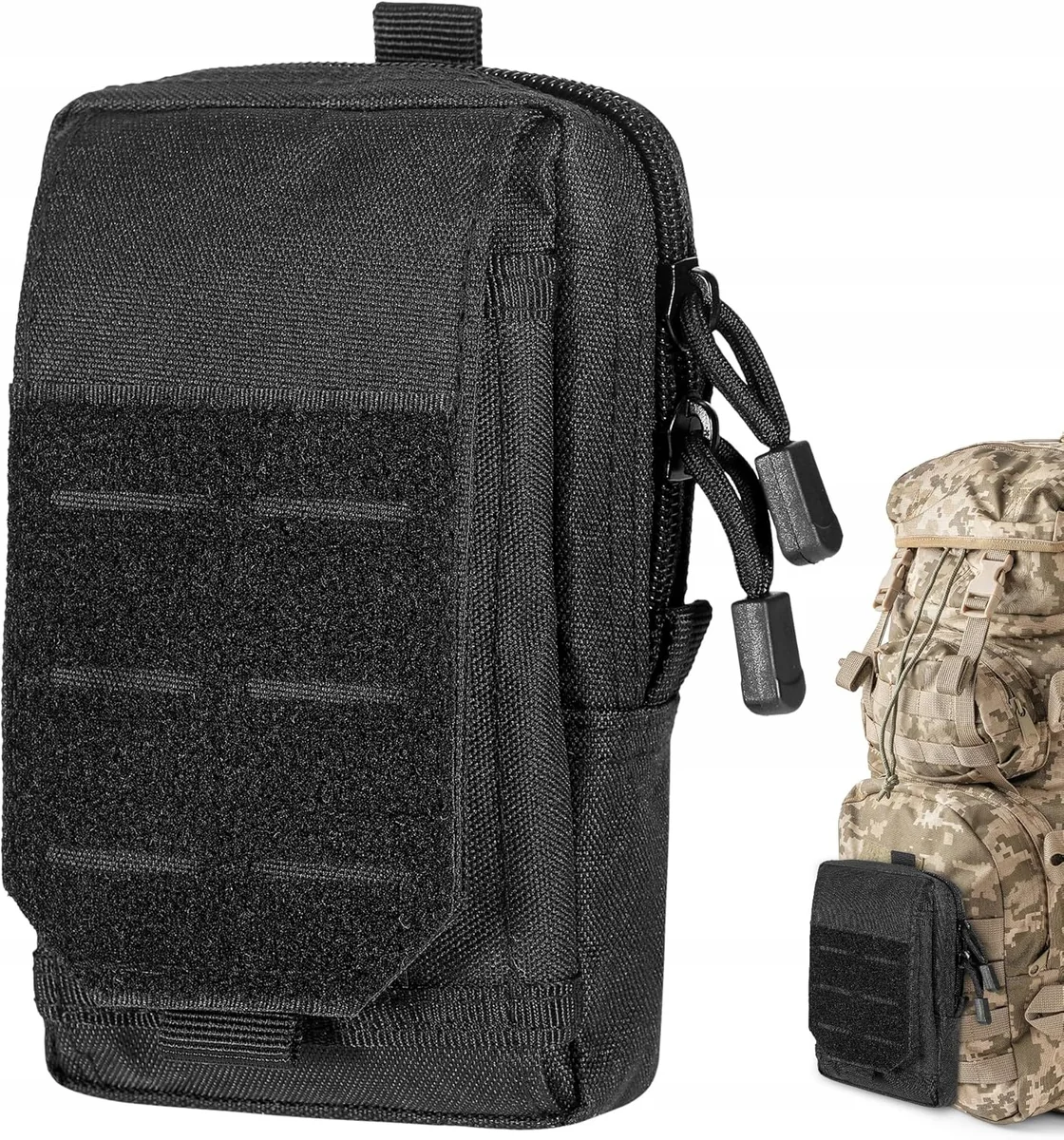 TORBA 10X17CM EDC WIELOFUNKCYJNA NERKA PAS WOJSKOWA ETUI KIESZEŃ