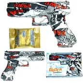 Zabawki militarne - GLOCK Pistolet na Kulki ŻELOWE Pistolety ŻEL - miniaturka - grafika 1