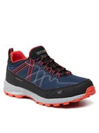 Buty trekkingowe męskie - Regatta Trekkingi Samaris Lite Low RMF693 Granatowy - miniaturka - grafika 1