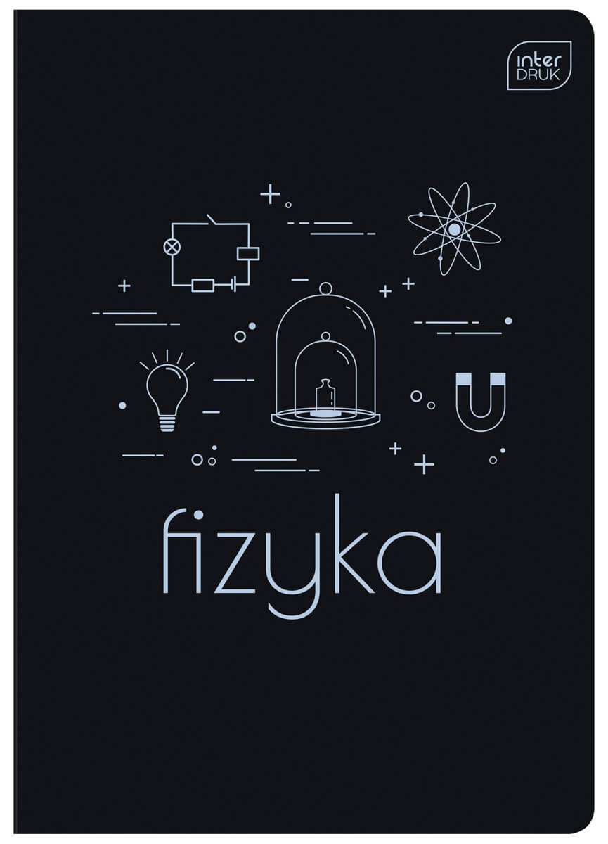 ZESZYT A5 FIZYKA 60 KARTEK KRATKA HYBRID INTERDRUK