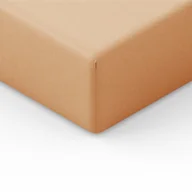 Prześcieradła - Prześcieradło jersey z gumką 90x200 beżowe - miniaturka - grafika 1