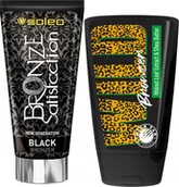 Balsamy i kremy do opalania - Soleo Black Bronzer Satisfaction + Wild Tan Bronzer Gratis - miniaturka - grafika 1