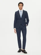 Garnitury - HUGO Garnitur Arti/Hesten232X 50535473 Granatowy Extra Slim Fit - miniaturka - grafika 1