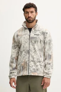 Columbia bluza sportowa Steens Mtn Print kolor beżowy wzorzysta - Bluzy męskie - miniaturka - grafika 1