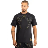 Kimona, stroje i obuwie - Venum Serpenti Dry Tech Koszulka Treningowa Black/Silver/Gold - miniaturka - grafika 1