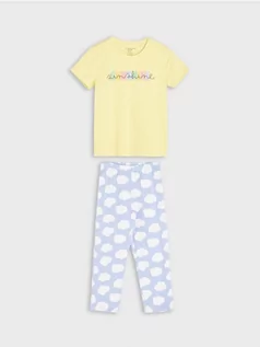 Piżamy dla dziewczynek - Sinsay - Piżama - żółty - grafika 1