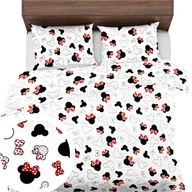 Pościel - Antyalergiczna Pościel 160x200+2x70x80 100% Bawełna Naturalna Myszka Miki - miniaturka - grafika 1