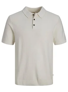 Jack & Jones Koszulka polo w kolorze kremowym - Koszulki męskie - miniaturka - grafika 1