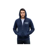 Bluzy męskie - Bluza męska North Sails Hooded Full Zip rozsuwana granatowa z kapturem-S - miniaturka - grafika 1